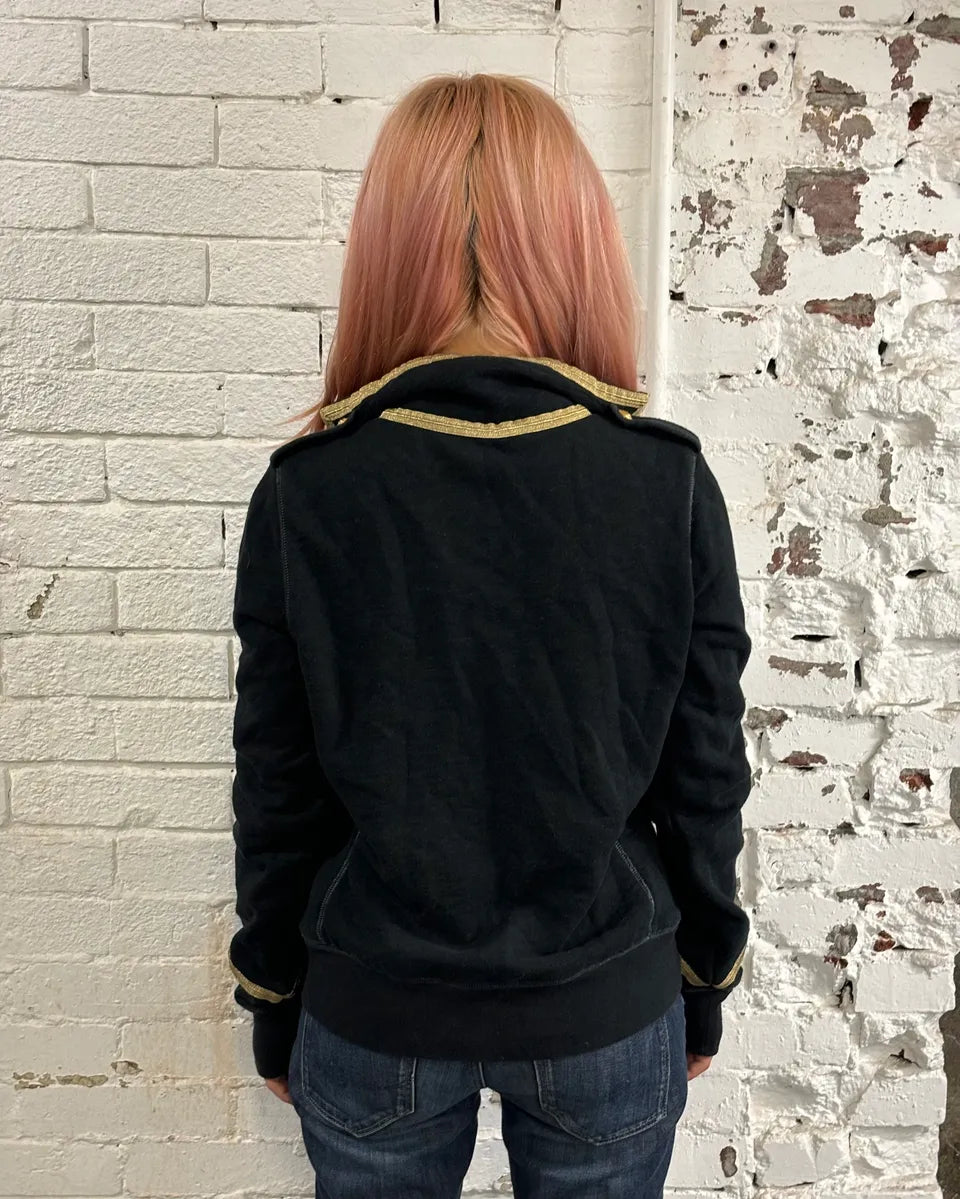 Ralph Lauren Gold Buttons Black Officer Jacket  erXgaPY 2