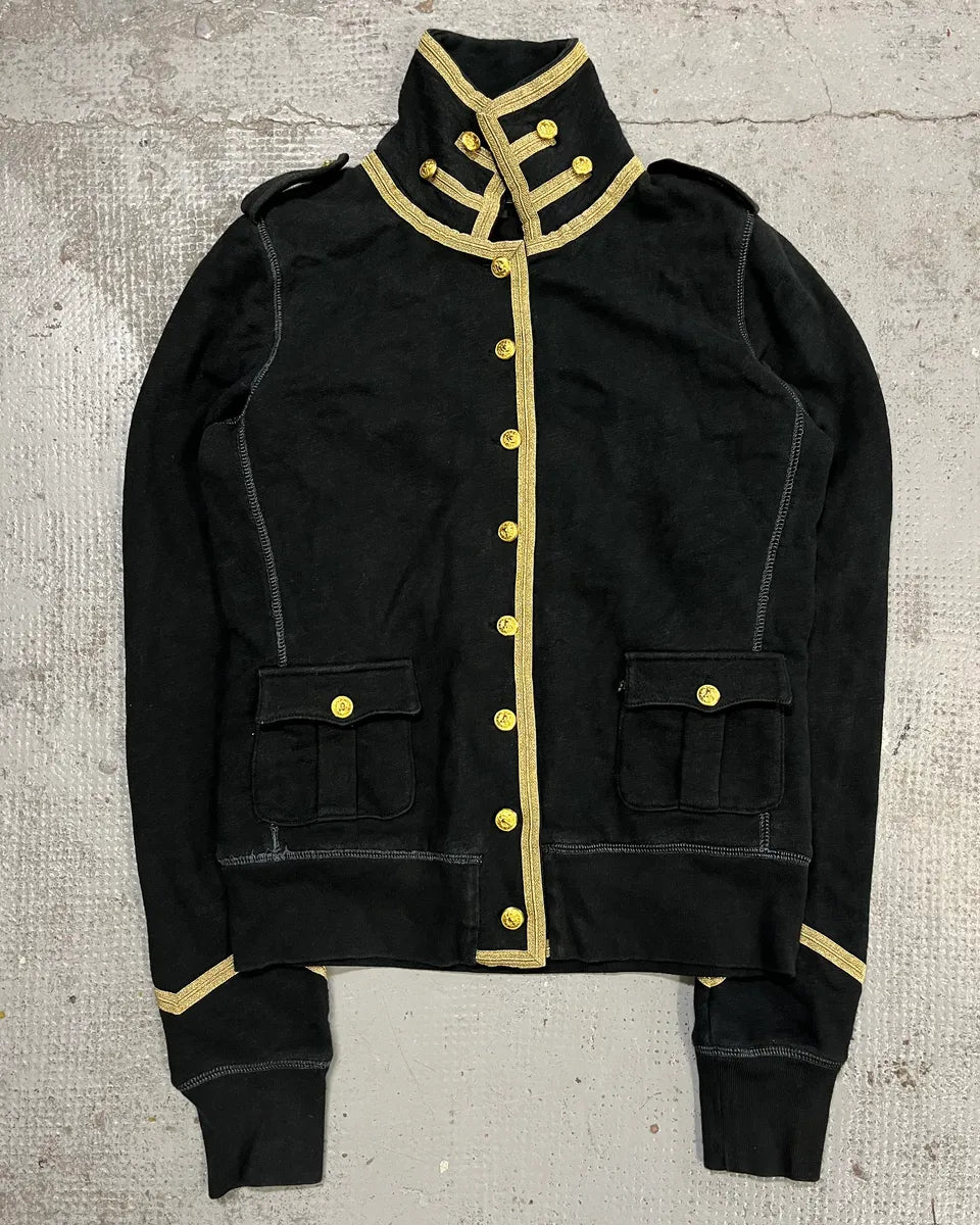 Ralph Lauren Gold Buttons Black Officer Jacket  erXgaPY 3
