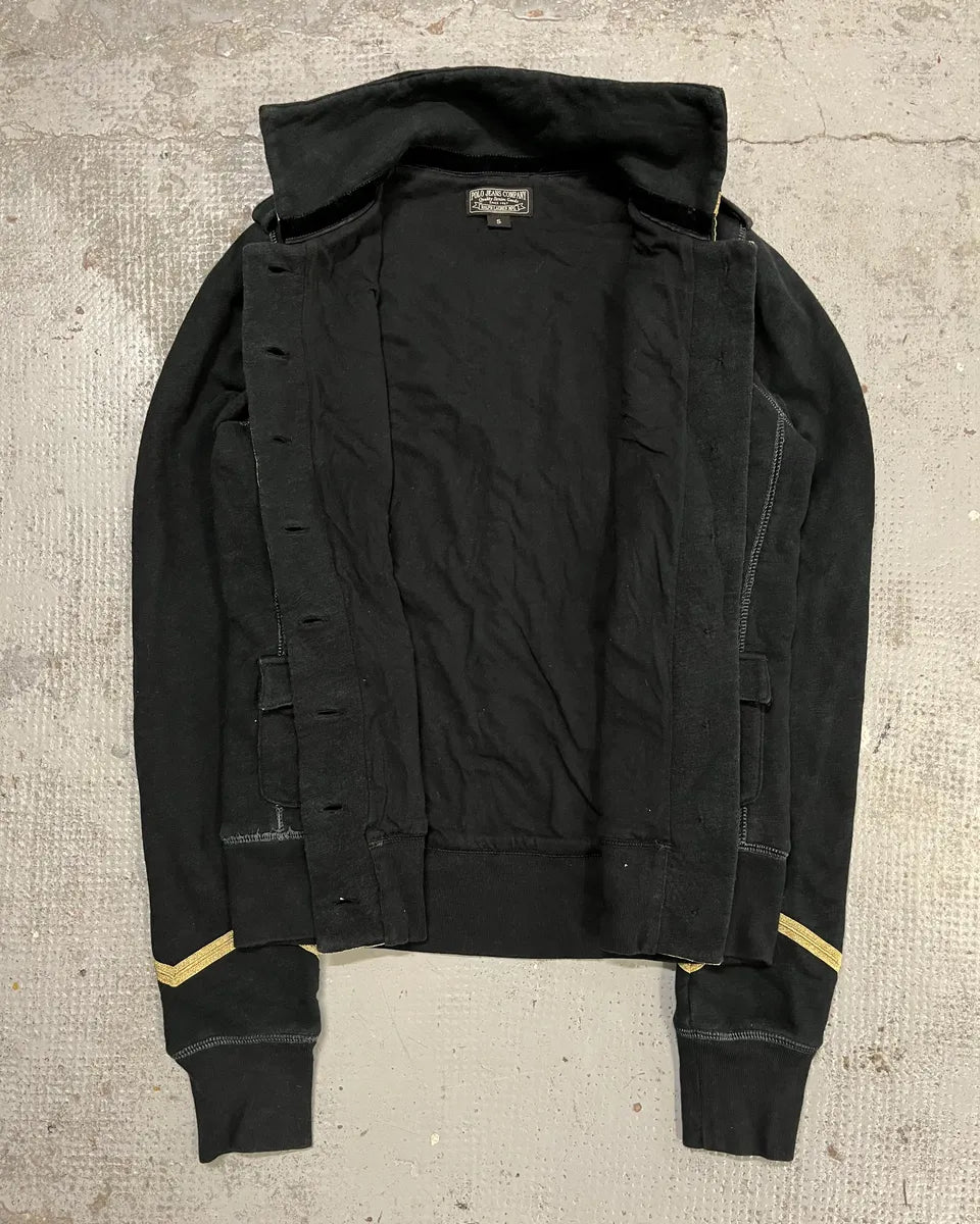 Ralph Lauren Gold Buttons Black Officer Jacket  erXgaPY 7