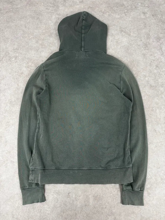 AW2012 Ralph Lauren Green Faded Iroquois Portrait Hoodie HLVSGHp 3