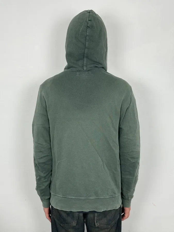 AW2012 Ralph Lauren Green Faded Iroquois Portrait Hoodie HLVSGHp 2