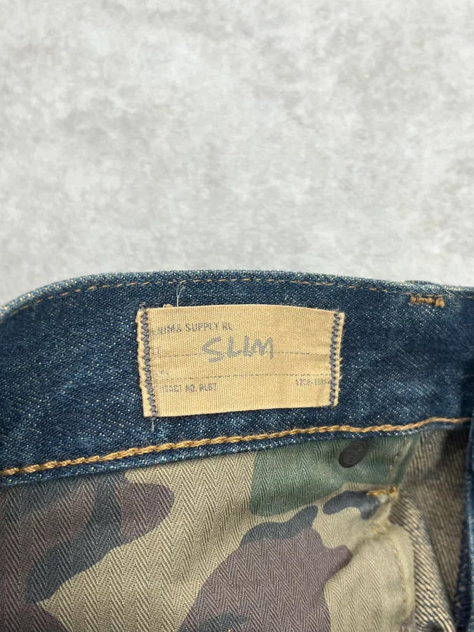 Ralph Lauren Hybrid Distressed Camo Faded Denim Jeans LPiigfK 14