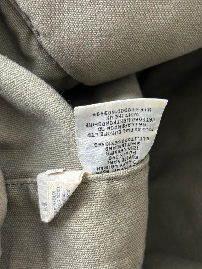Ralph Lauren Khaki Camouflage Canvas Tote Bag XcMTjCN 16