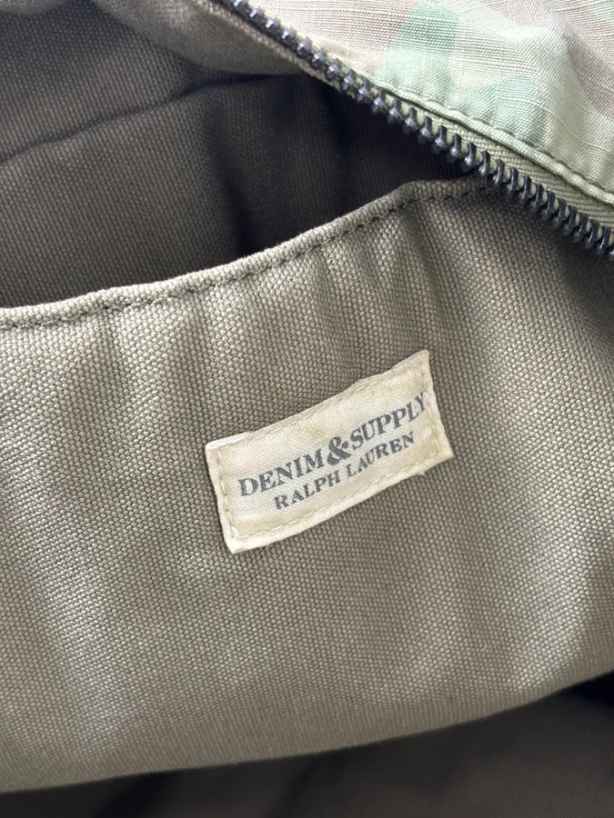 Ralph Lauren Khaki Camouflage Canvas Tote Bag XcMTjCN 15