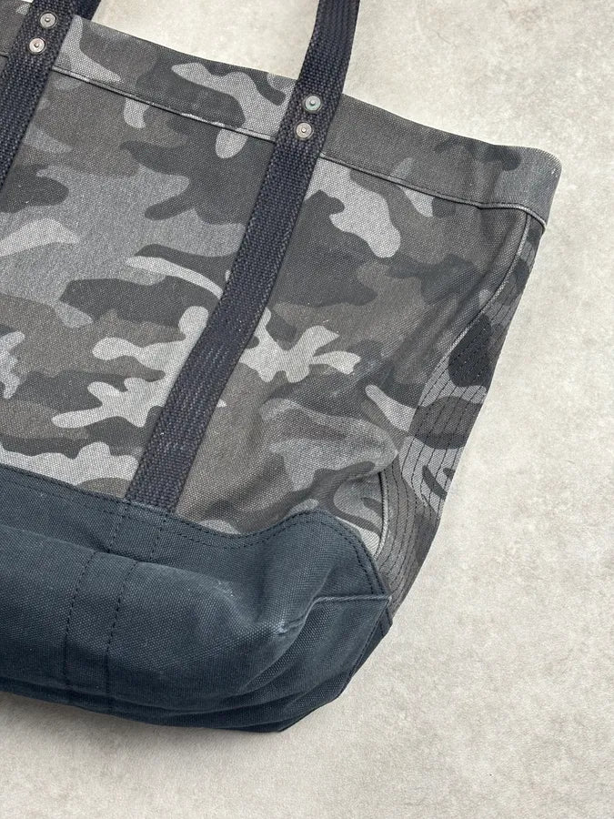 Ralph Lauren Dark Grey Canvas Camouflage Polo Tote Bag oPkrgVp 11
