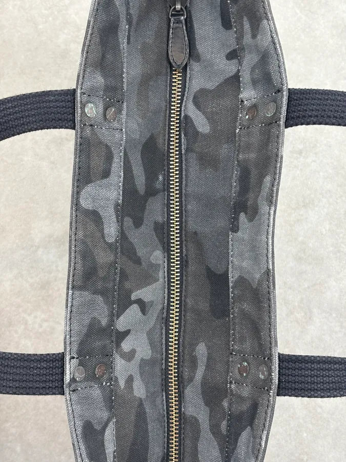 Ralph Lauren Dark Grey Canvas Camouflage Polo Tote Bag oPkrgVp 12