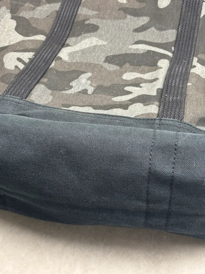 Ralph Lauren Dark Grey Canvas Camouflage Polo Tote Bag oPkrgVp 10