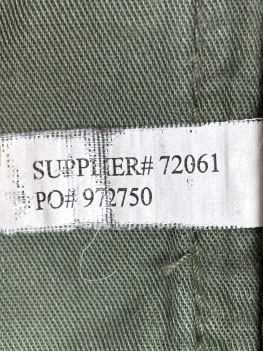 2010s Ralph Lauren Khaki Field Jacket Nylon Striped Military Jacket vwXhKxn 11