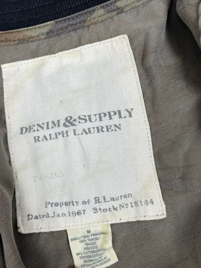 2010s Ralph Lauren Khaki Military Green Camo Light Jacket HFnpTPf 8