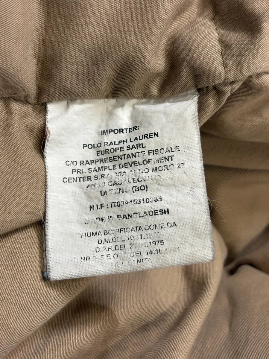 AW2012 Ralph Lauren Khaki Green Flags Long Cargo Parka Coat miphUsz 13
