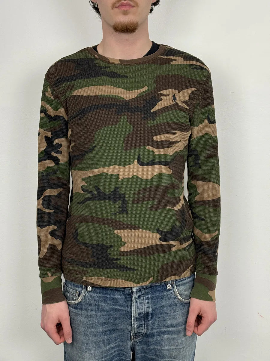 Ralph Lauren Military Camo Green Termal Longsleeve lpMchJC 1