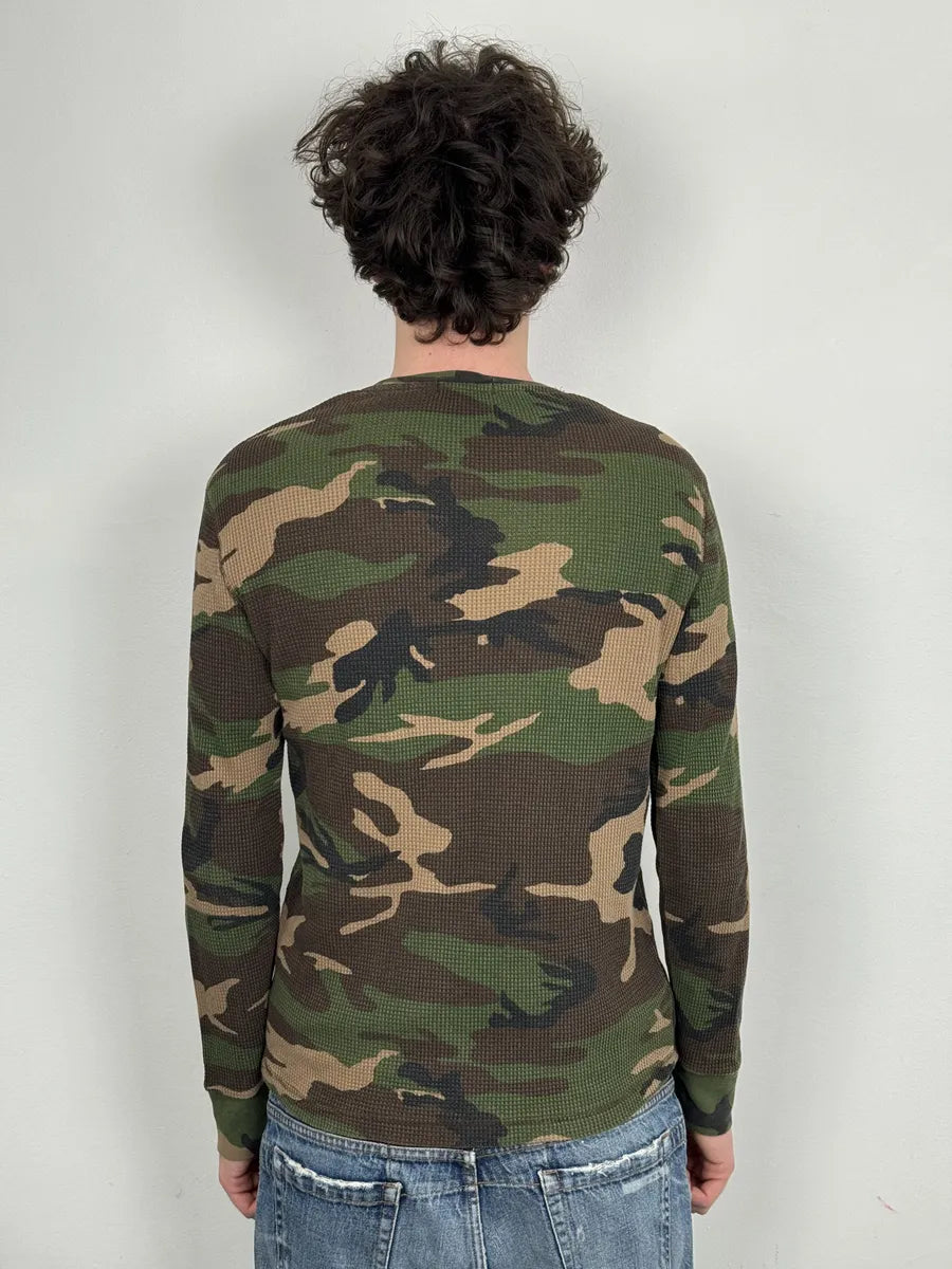 Ralph Lauren Military Camo Green Termal Longsleeve lpMchJC 2