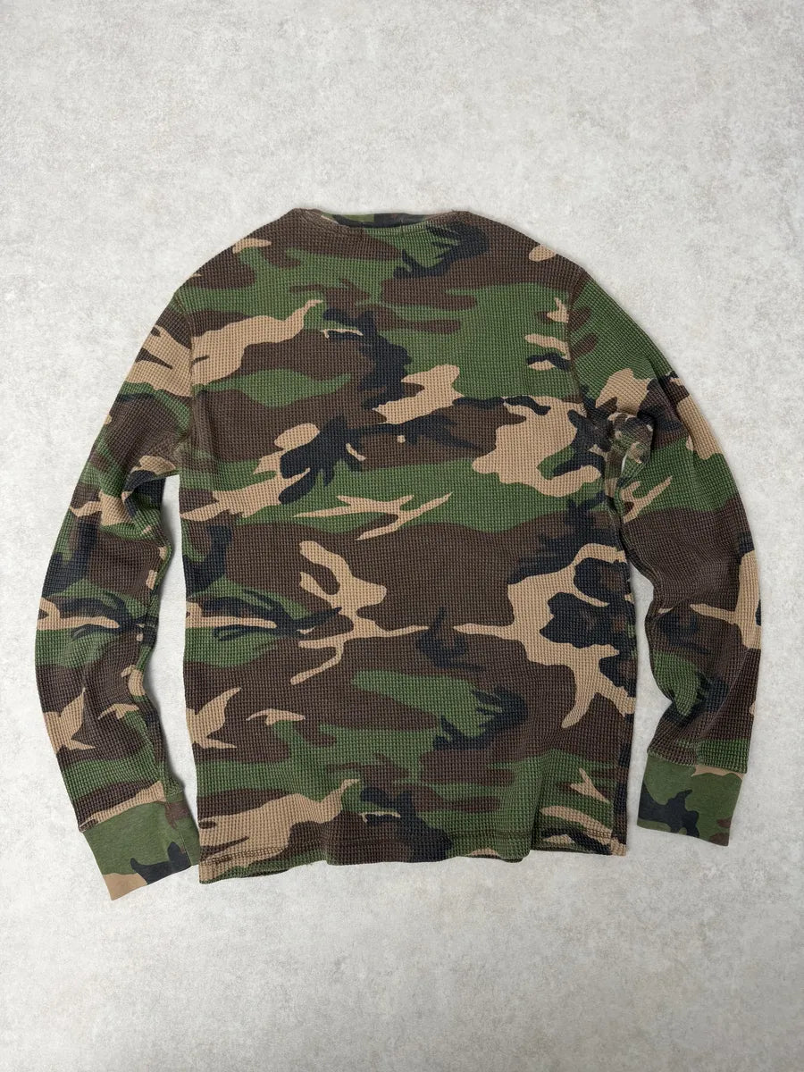 Ralph Lauren Military Camo Green Termal Longsleeve lpMchJC 3