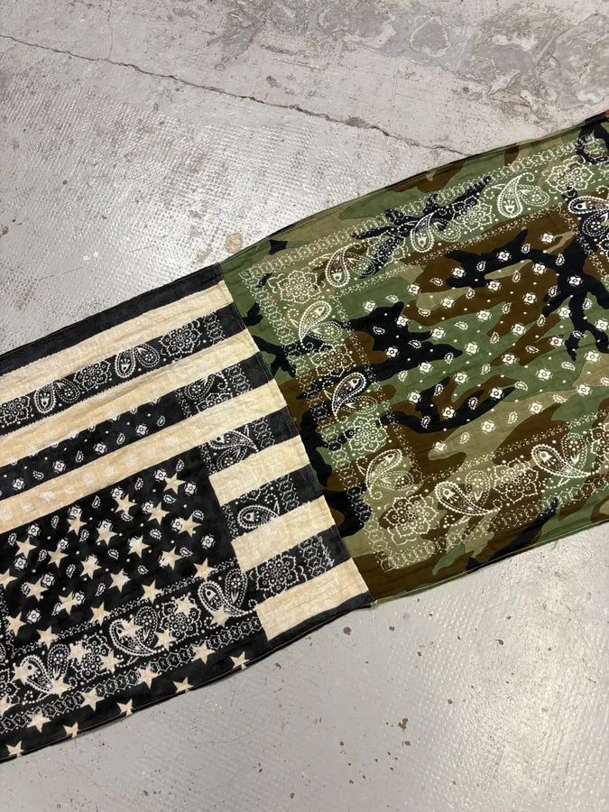 2010s Ralph Lauren Multicolor UK Flag Bandana Patchwork Scarf Phetstv 8
