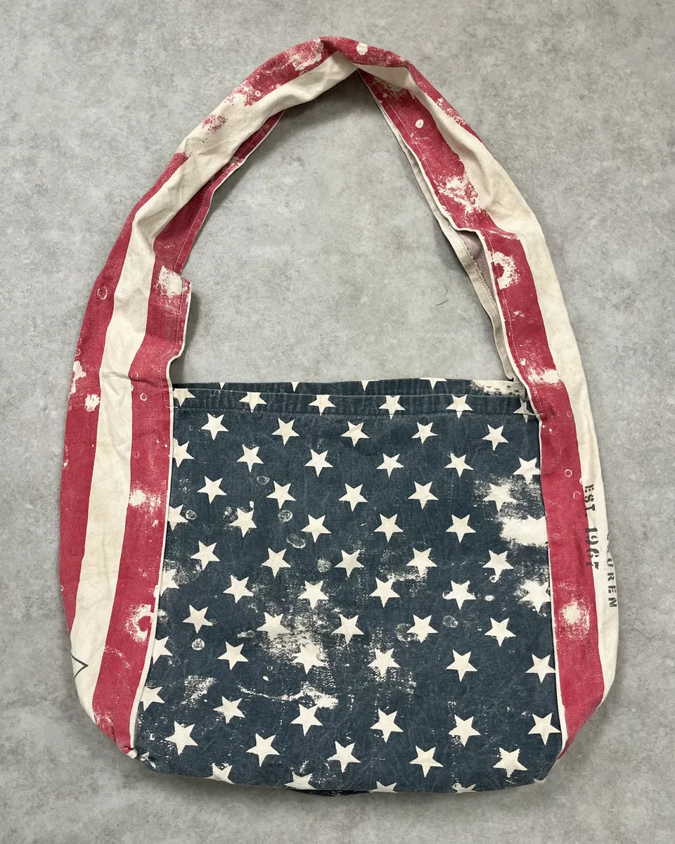 Ralph Lauren Navy & Red American Flag Totebag MYGlcHh 0