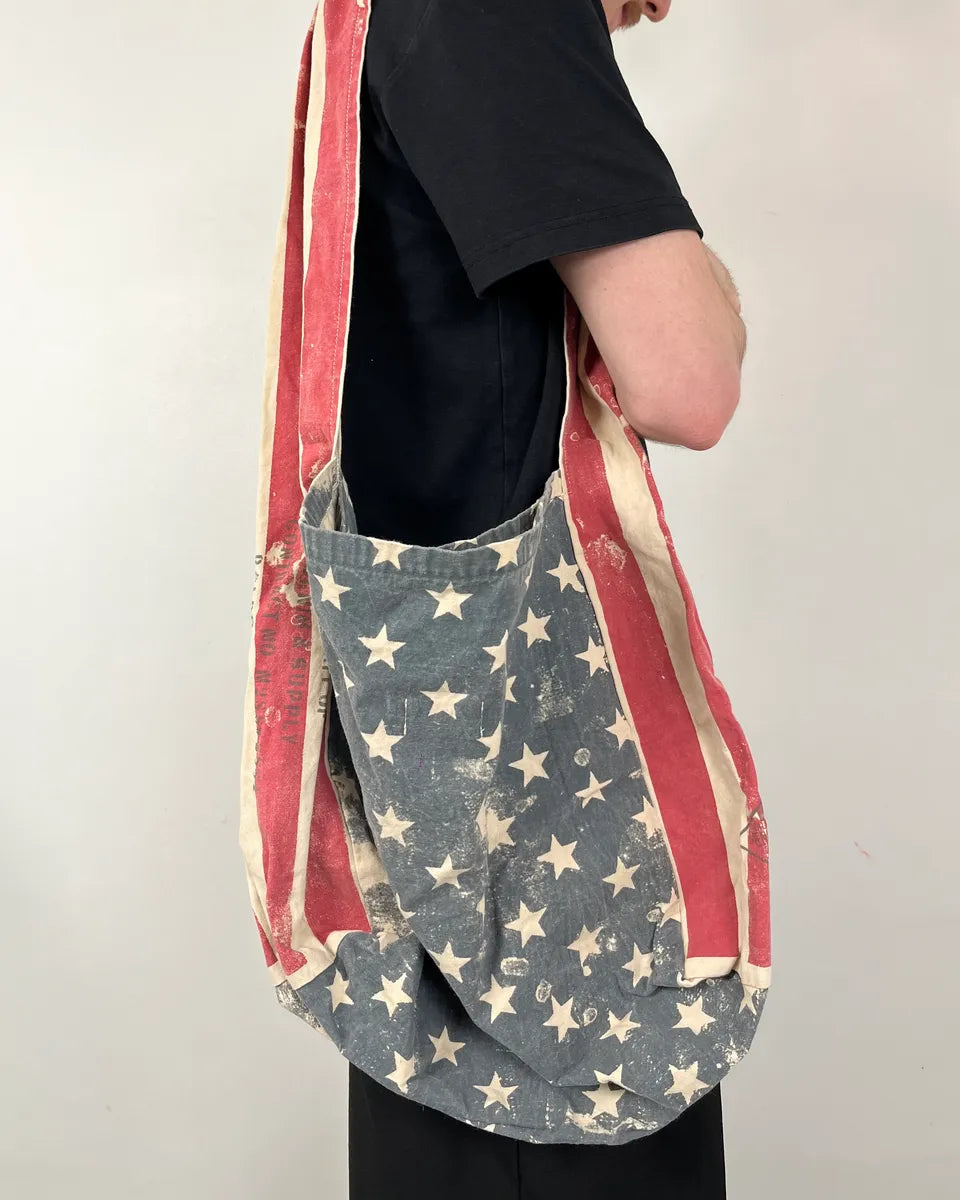 Ralph Lauren Navy & Red American Flag Totebag MYGlcHh 2
