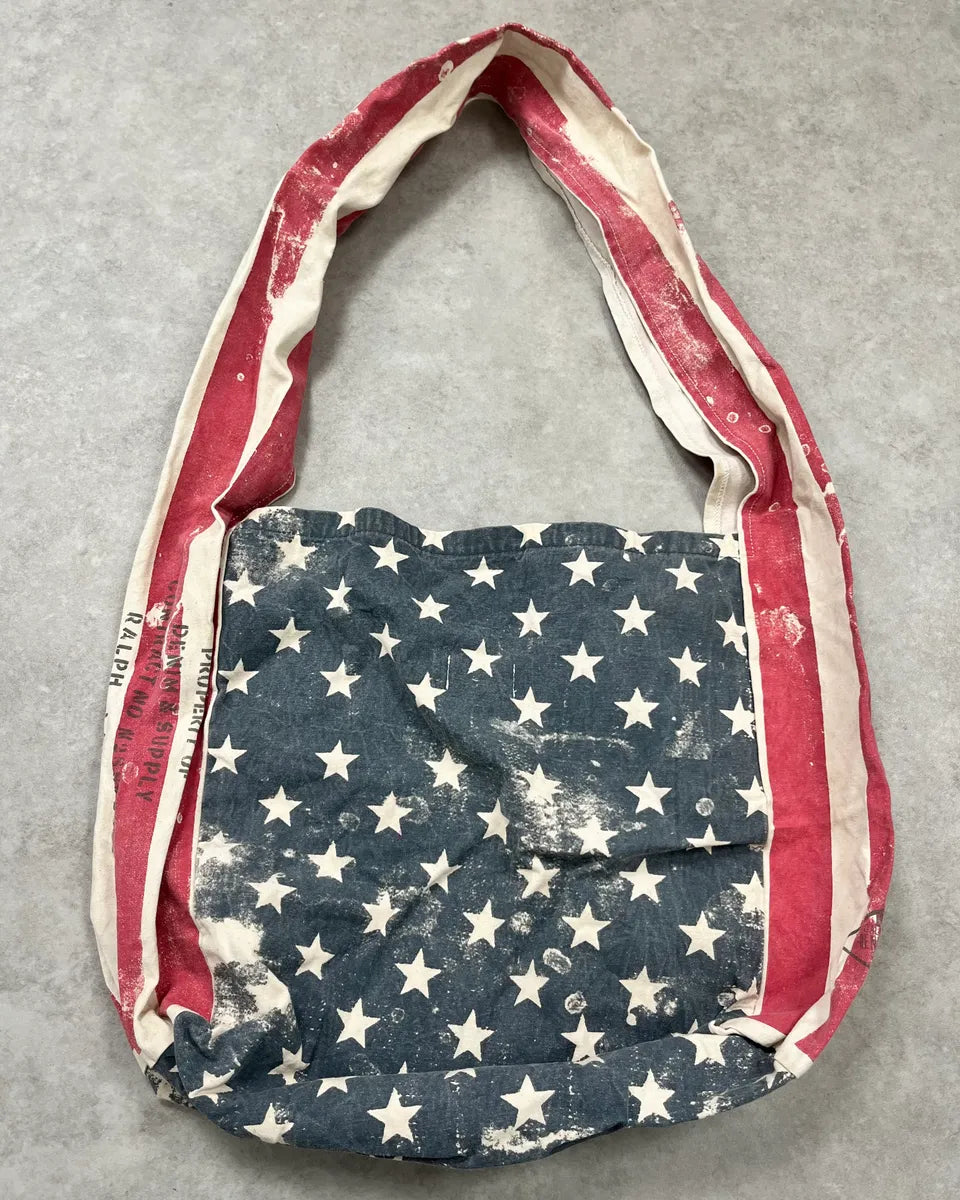 Ralph Lauren Navy & Red American Flag Totebag MYGlcHh 6