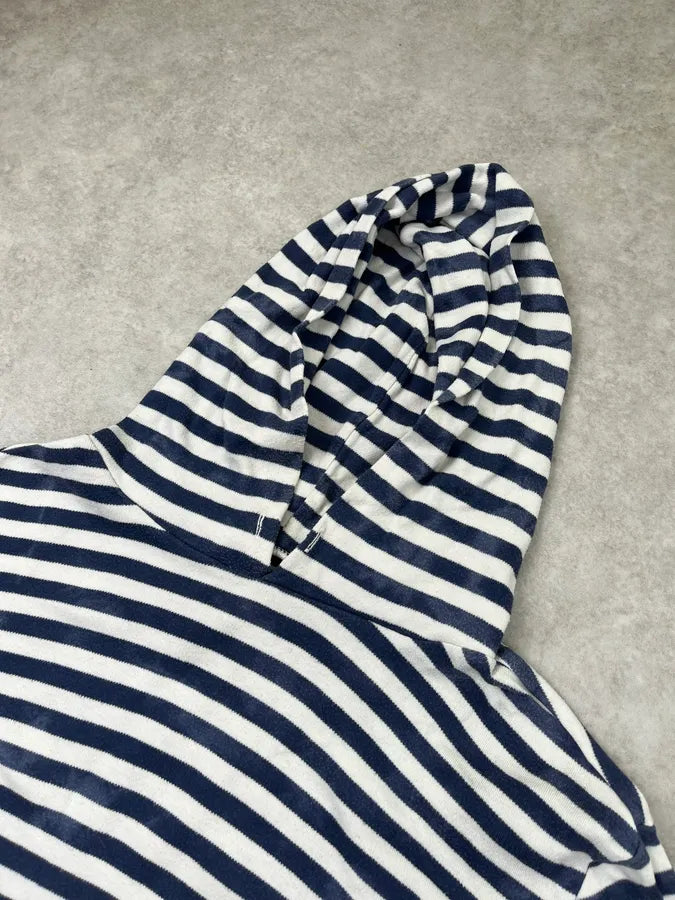 Ralph Lauren Navy & White Striped Hoodie VASixOH 4