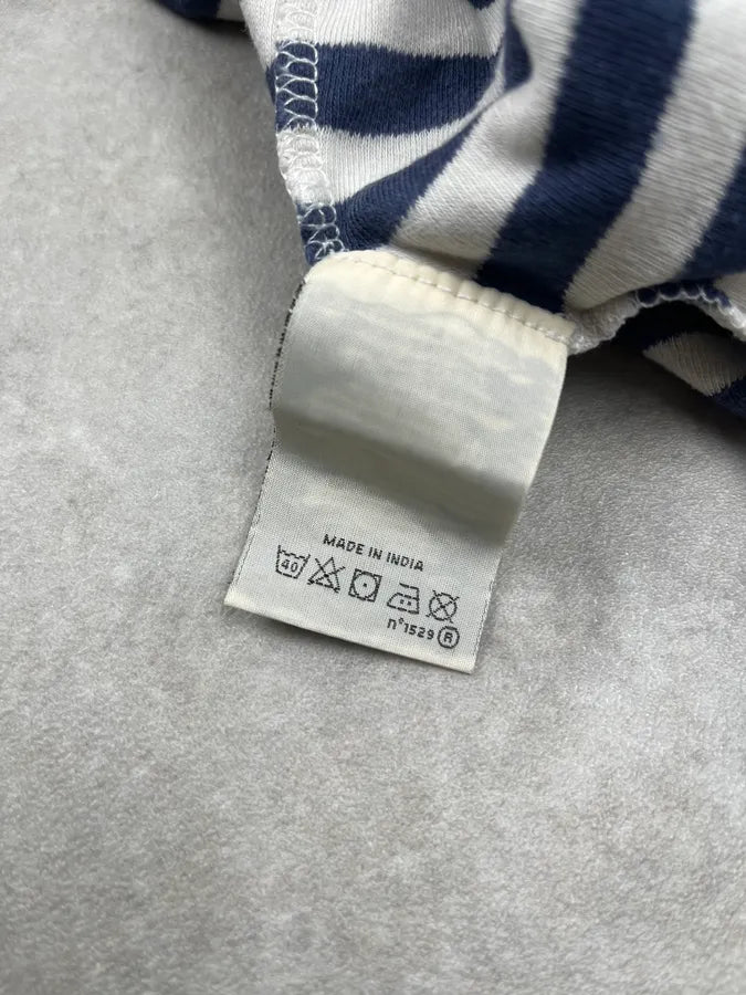 Ralph Lauren Navy & White Striped Hoodie VASixOH 9