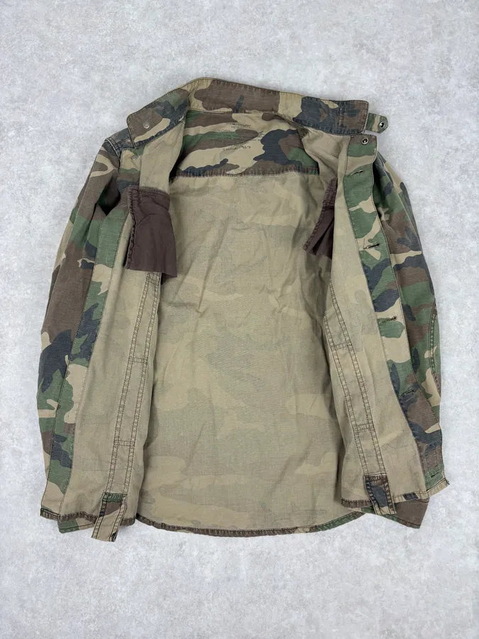 2010s Ralph Lauren Olive Camo Military Shirt Jacket mDIacGo 6