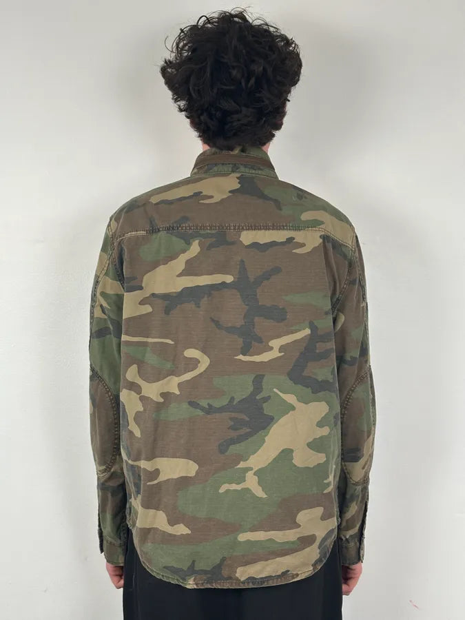 2010s Ralph Lauren Olive Camo Military Shirt Jacket mDIacGo 2
