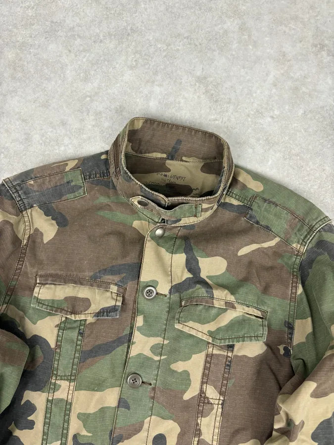 2010s Ralph Lauren Olive Camo Military Shirt Jacket mDIacGo 3