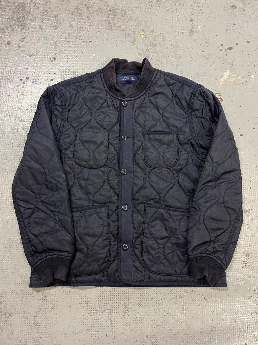 Ralph Lauren Quilted Navy Japanese Bomber Jacket aCzZCNA 4
