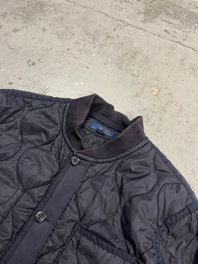Ralph Lauren Quilted Navy Japanese Bomber Jacket aCzZCNA 5
