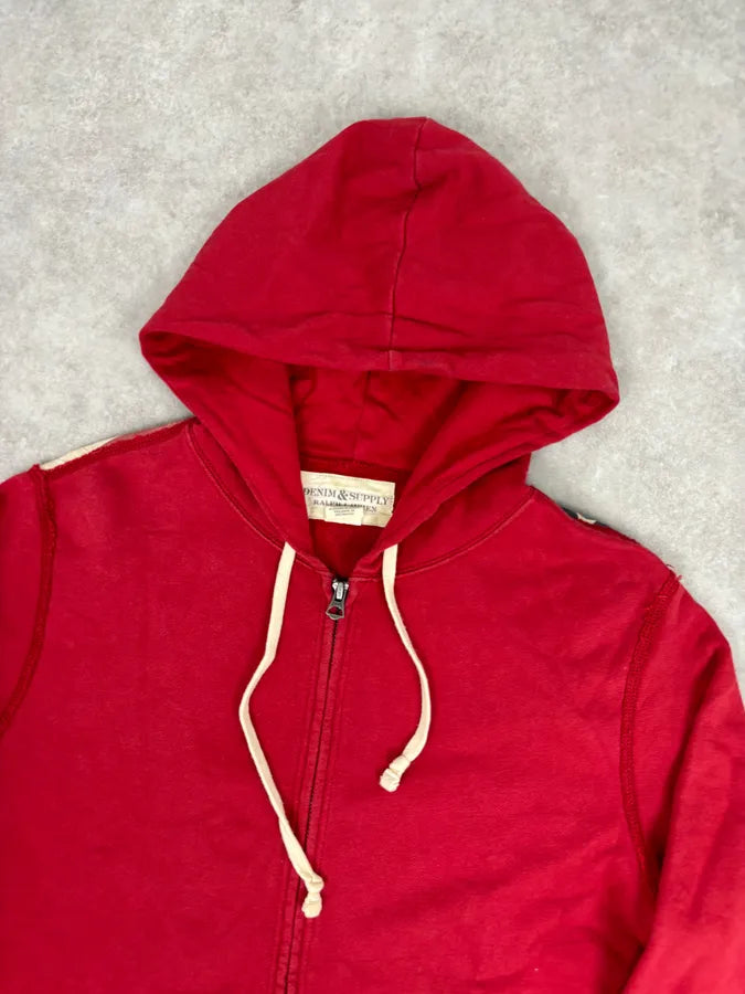 2010s Ralph Lauren Red USA Flag Zip-up Hoodie wTZUYhD 4