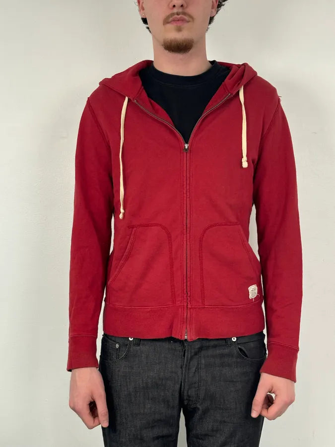 2010s Ralph Lauren Red USA Flag Zip-up Hoodie wTZUYhD 2