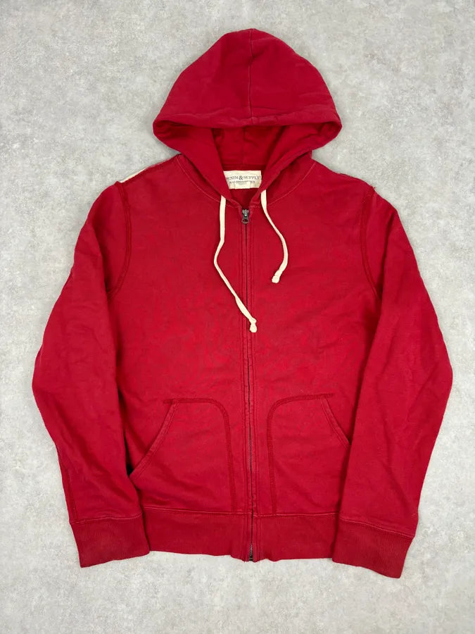2010s Ralph Lauren Red USA Flag Zip-up Hoodie wTZUYhD 1