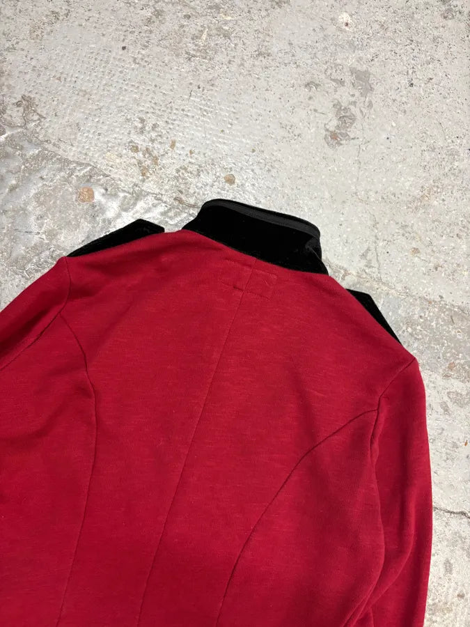 Ralph Lauren Red Buttoned Officer Cardigan Sweater kTUCuhB 5