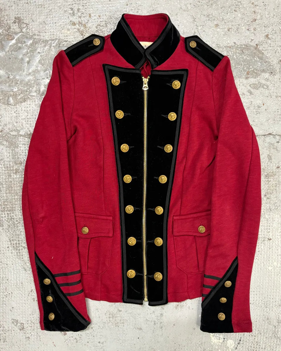 Ralph Lauren Red Buttoned Officer Cardigan Sweater kTUCuhB 0
