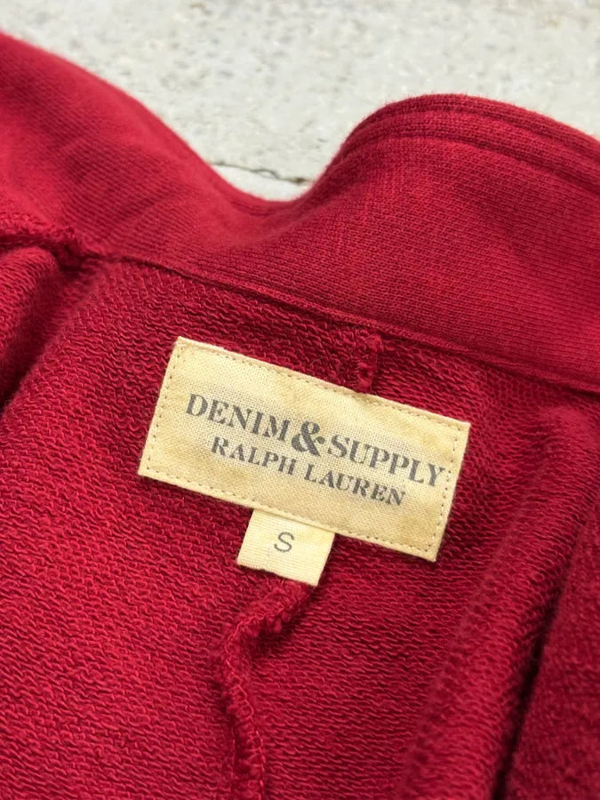 Ralph Lauren Red Buttoned Officer Cardigan Sweater kTUCuhB 7