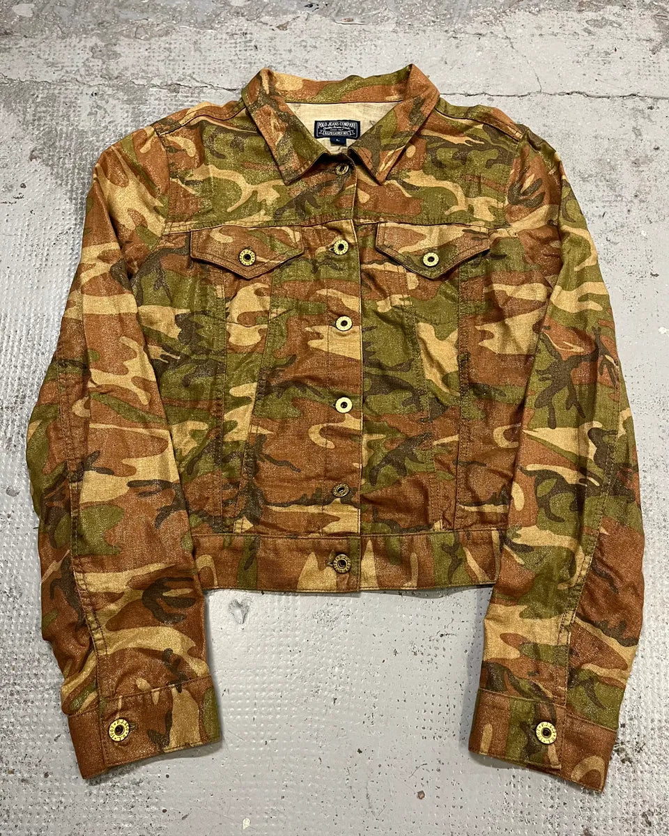 Ralph Lauren Shiny Camo Tucker Jacket bNyfOSi 0