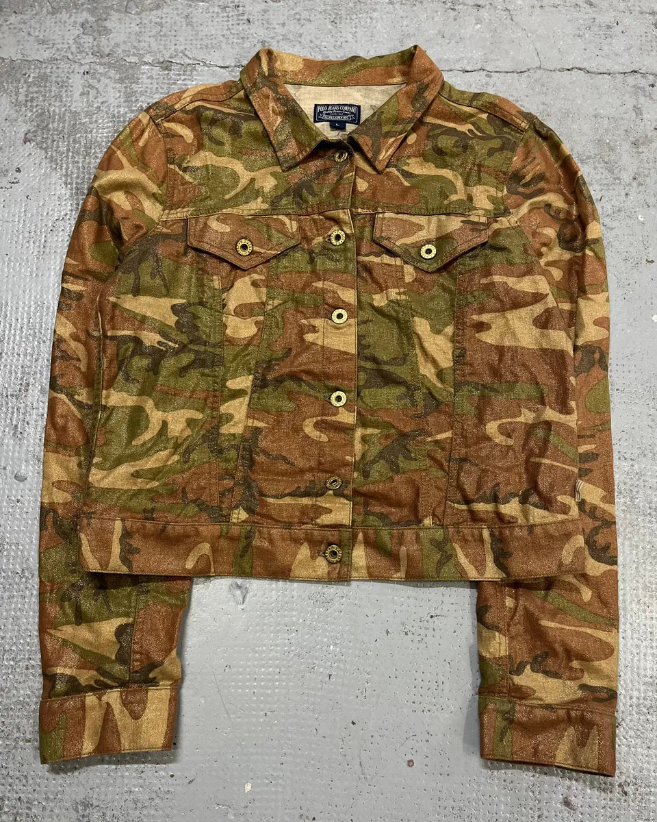Ralph Lauren Shiny Camo Tucker Jacket bNyfOSi 4