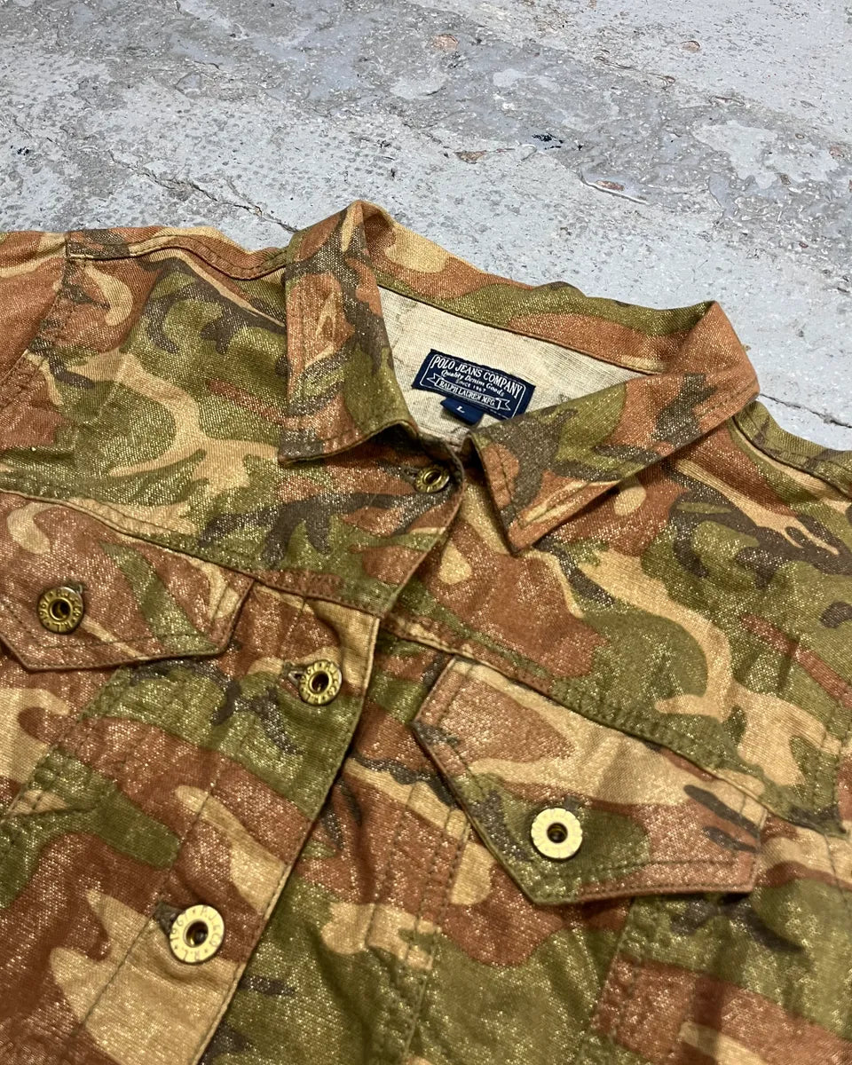 Ralph Lauren Shiny Camo Tucker Jacket bNyfOSi 5