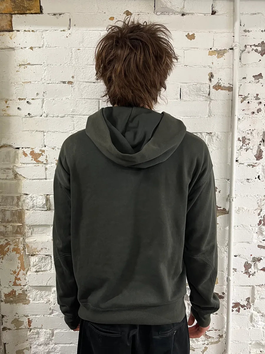Ralph Lauren US Flag Logo Patch Forest Green Hoodie  AtkwKSX 2