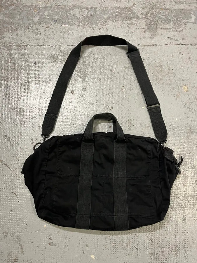 Ralph Lauren USA Flag Black Canvas Shoulder Bag QfuPoNj 5