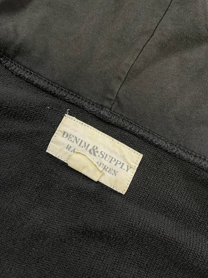 Ralph Lauren USA Flag Grey Faded Zip Hoodie rkqoVDU 9