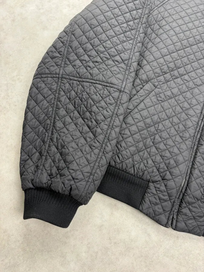 Random Identities Black Quilted Milanese Jacket QuvyUtl 7