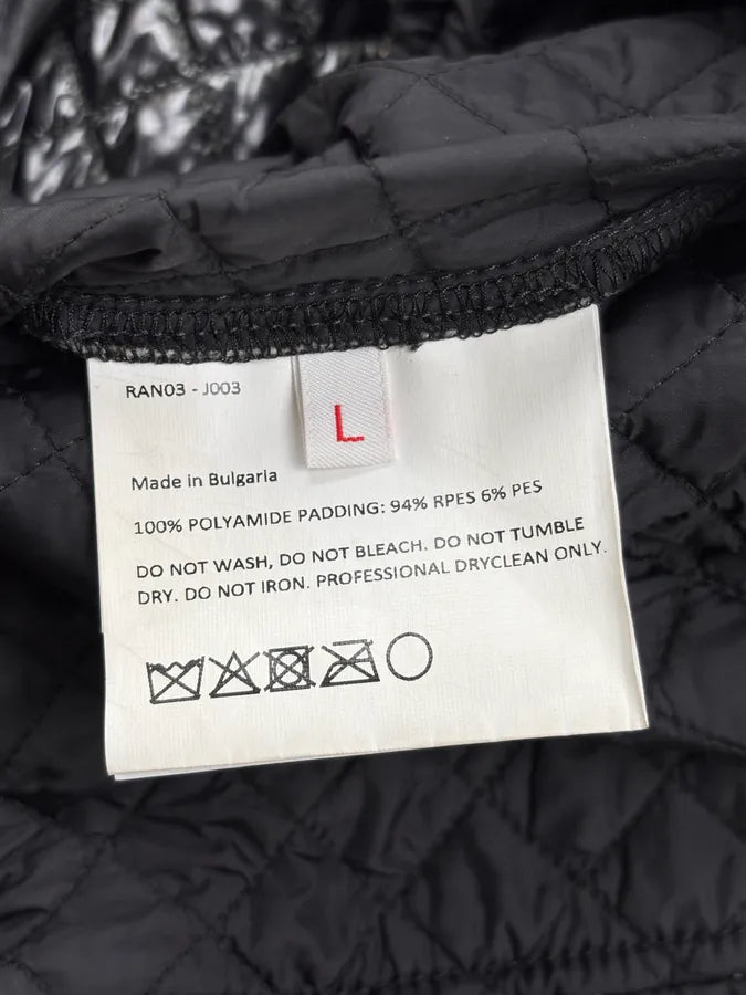 Random Identities Black Quilted Milanese Jacket QuvyUtl 12