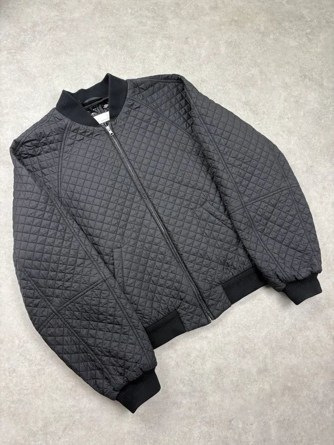 Random Identities Black Quilted Milanese Jacket QuvyUtl 3