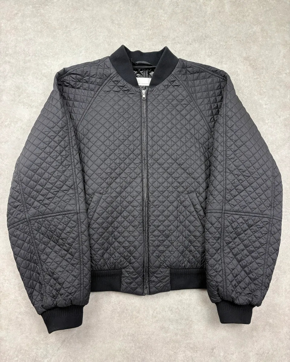 Random Identities Black Quilted Milanese Jacket QuvyUtl 0