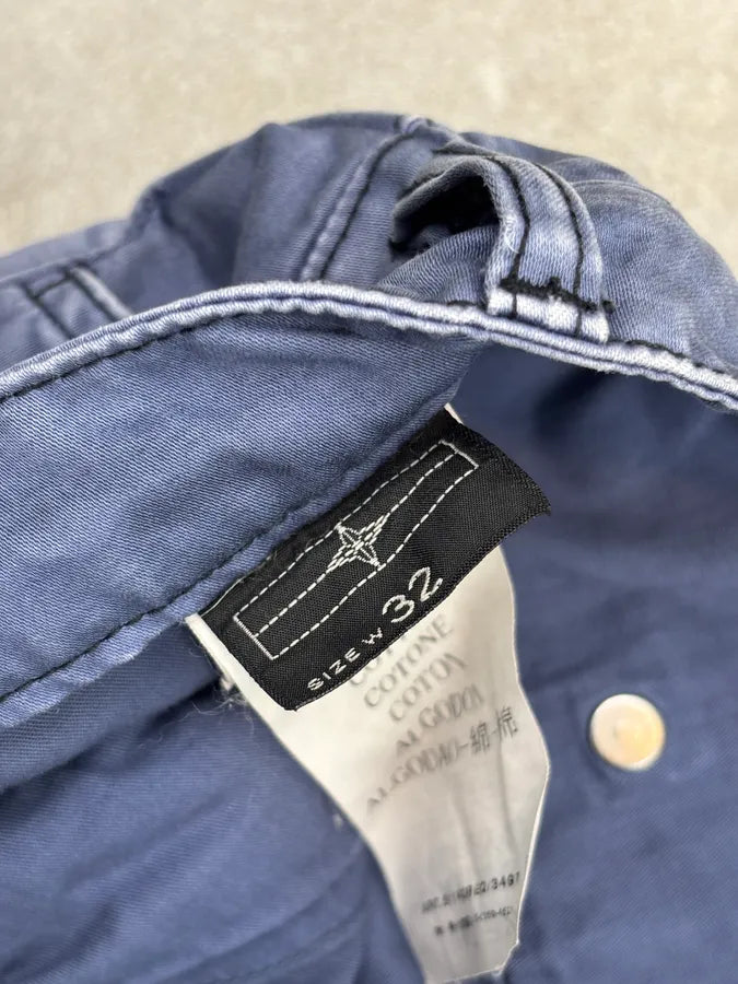 AW2009 Stone Island Denims Technical Blue Cargo Pants GFprVPU 12