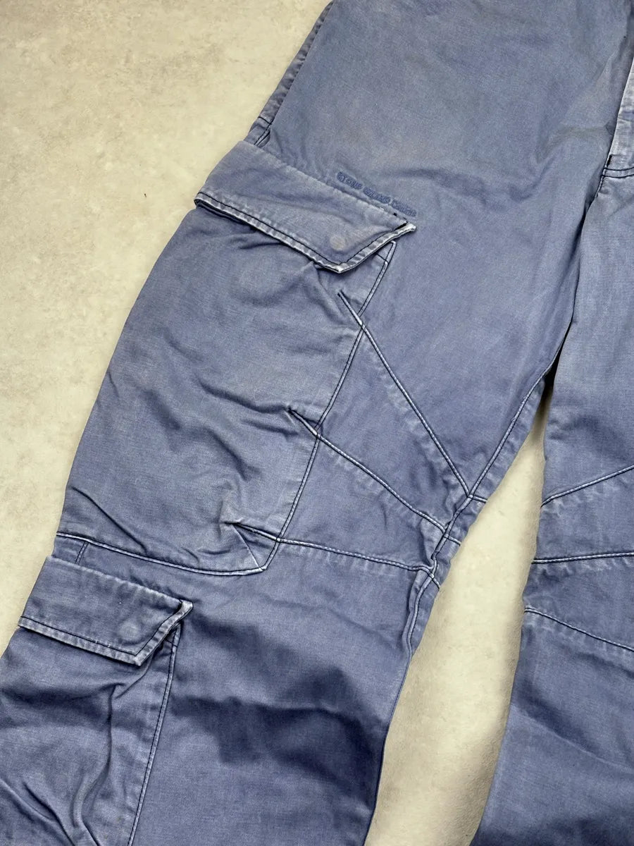 AW2009 Stone Island Denims Technical Blue Cargo Pants GFprVPU 9