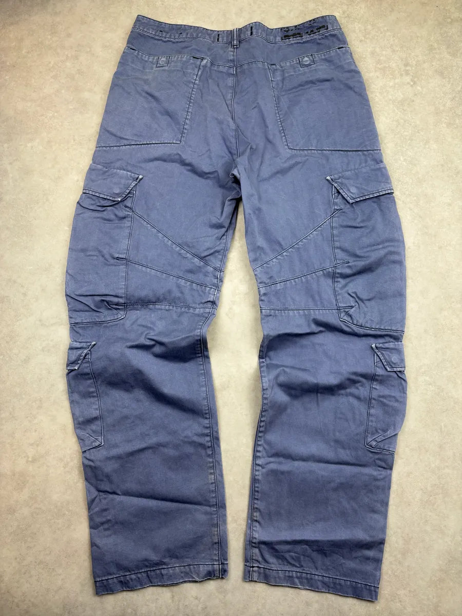 AW2009 Stone Island Denims Technical Blue Cargo Pants GFprVPU 4