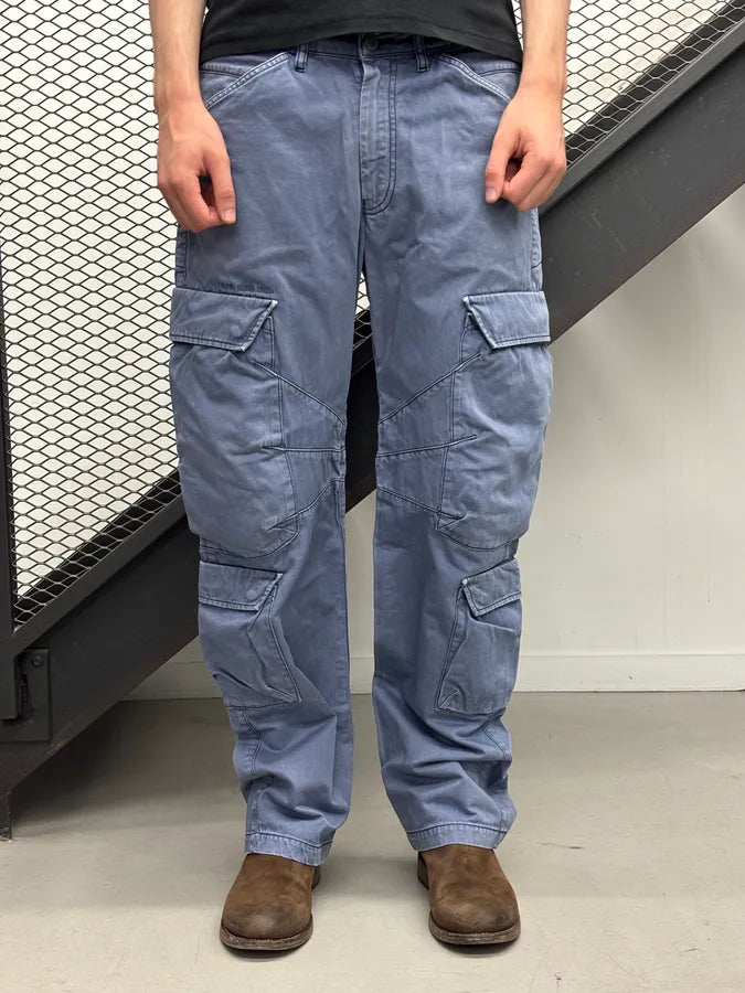 AW2009 Stone Island Denims Technical Blue Cargo Pants GFprVPU 0