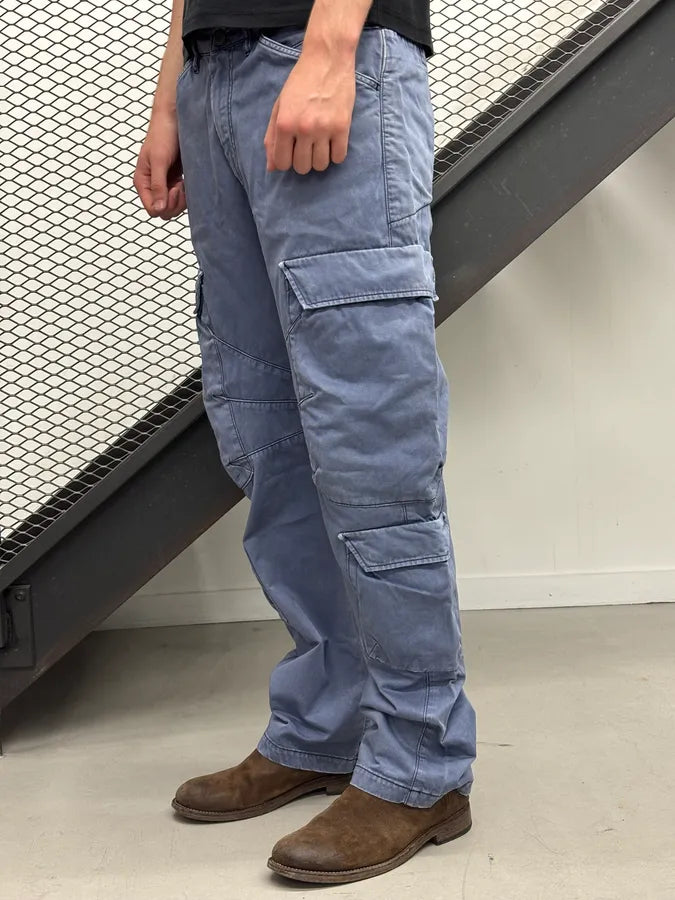 AW2009 Stone Island Denims Technical Blue Cargo Pants GFprVPU 1