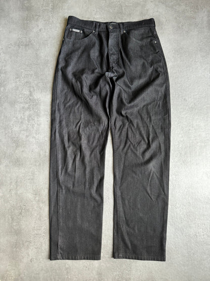 1990s Givenchy Obscure Shadow Relaxed Pants (M) - 7